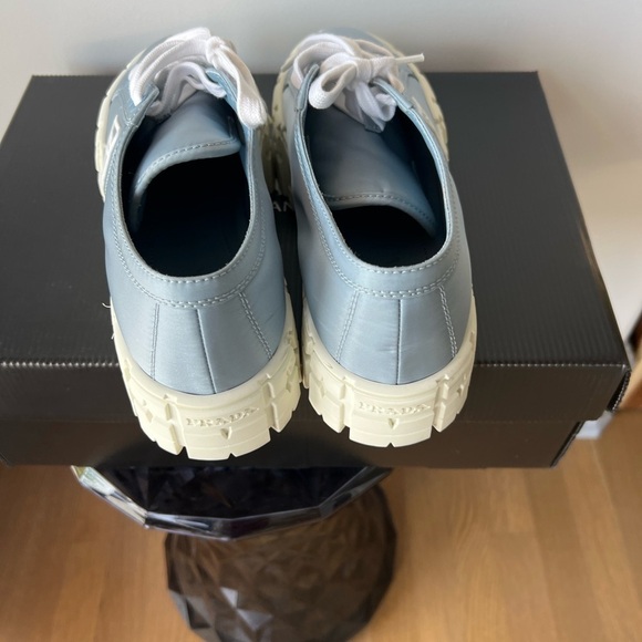 Prada 50mm Logo Flatform Sneakers Astrale - Picture 6 of 11